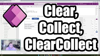 How to Use the Clear Collect amp ClearCollect Functions in PowerApps  2022 Tutorial [upl. by Rebor]