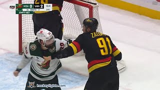 Patrick Maroon vs Nikita Zadorov Dec 7 2023 [upl. by Leuqim]