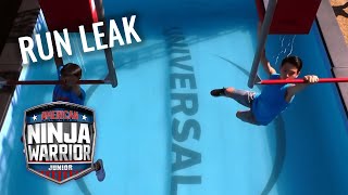 LEAKED RUN Nikko Sohn VS Willie Waerig  American Ninja Warrior Junior  Universal Kids [upl. by Eceerahs]