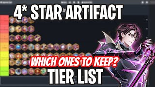 4 STAR ARTIFACT TIER LIST  WHAT TO PRIORITIZE Epic Seven [upl. by Knox]