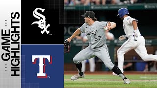 White Sox vs Rangers Game Highlights 8223  MLB Highlights [upl. by Ecilegna]