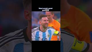 Messis brilliant goal 🇦🇷🇺🇲👑💀 glhemrom shorts sports football messi fyp [upl. by Tamis738]