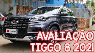 Avaliação Chery Tiggo 8 2021  será que é tudo isso mesmo É SUV TURBO E LEVA 7 PESSOAS [upl. by Dimmick377]