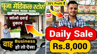 How to open medical store I Complete information in HIND I Business ideas 2023 I Minimum Investment [upl. by Borszcz291]