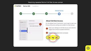 Resolve Repeated Norton Full Disk Access prompt [upl. by Nennek]