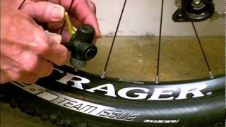 How to Inflate a Presta Valve Tube [upl. by Dnalwor901]