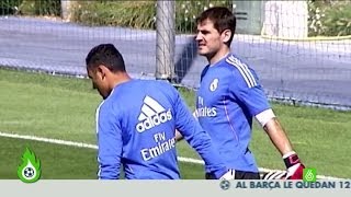 Así entrenan Iker Casillas y Keylor Navas [upl. by Gala679]