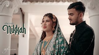 NIKKAH  Zishan amp Erum  Best Nepali Muslim Wedding  Wed Films [upl. by Zenobia345]