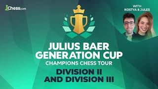 Caruana Vidit So amp more  Julius Baer Generation Cup 2024 Div II amp III [upl. by Ignatius950]