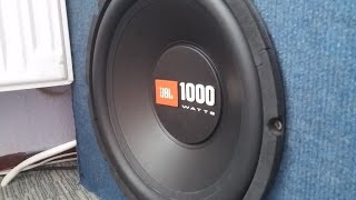 JBL Subwoofer Bass Test [upl. by Spearman677]