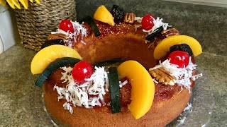 ROSCA DE REYESpastel sabor naranja humectada [upl. by Nnaecarg]