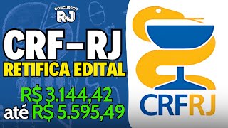 CRFRJ RETIFICOU O EDITAL  Vagas em Campo Grande Rio Niterói Nova Iguaçu [upl. by Dira797]