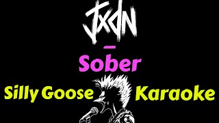 jxdn  Sober  Karaoke Lyrics Instrumental [upl. by Pega]