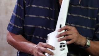 Roland Aerophone AE10  Muted Trumpet sound demonstrated by Andrew Oh [upl. by Sirkin]