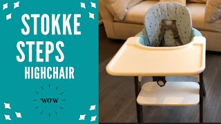 STOKKE STEPS HIGHCHAIR REVIEW [upl. by Aranaj72]