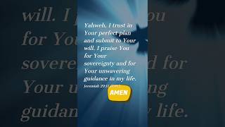 Yahweh I trust in Your perfect plan and submit Jeremiah 2911 ESV 🕊️ god jesus christianity [upl. by Gamber156]