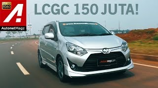 Review Toyota Agya 1200 cc test drive by AutonetMagz [upl. by Cohby]