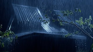 ⚡ Strong Rain Thunderstorm Sounds for Sleeping  Heavy Rain amp Intense Thunder on Old House at Night [upl. by Etnauj692]