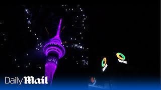 Its New Year in New Zealand The world begins to welcome 2024 [upl. by Htebirol]