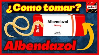 ALBENDAZOL Tabletas y Suspension COMO y CUANDO TOMAR Adultos y Niños [upl. by Hilary405]