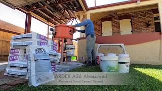 ARDEX A 36 Abascreed  Premixed Sand Cement Screed [upl. by Annot864]