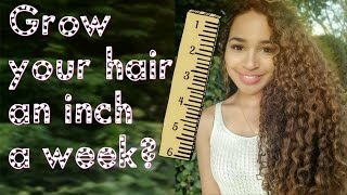 Grow your hair an INCH a WEEK The Inversion Method [upl. by Ahsercel]