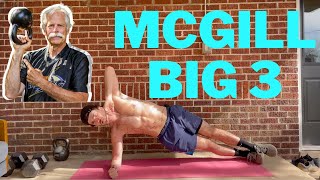 McGill Big 3 Exercises – Tactics From The Back Pain GOAT [upl. by Veats587]