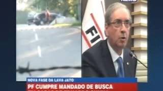 PF deflagrou a Operação Catilinária nas casas de Eduardo Cunha [upl. by Ellswerth]