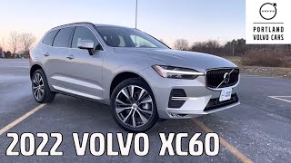 Silver Dawn Metallic 2022 Volvo XC60  Walkaround with Heather [upl. by Nitram]