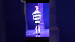 Addams Family Musical  Pugsley solo  What If  Mack Lawrence  Age 12  Encore Productions [upl. by Burroughs]