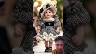 😱New baby fashion show cute cutebaby baby fashion tv love trending shorts reels fnf [upl. by Alikee]