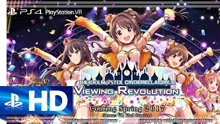 The Idolmaster Cinderella Girls Viewing Revolution 2017 Announce Trailer  English  PS4 PSVR [upl. by Lezlie]