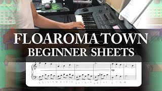 quotFloaroma Townquot Pokémon DPPt  Beginner Pokémon Piano Sheets 4 [upl. by Frymire567]