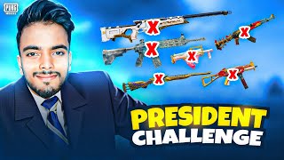 President Challenge in Conqueror Lobby  No Weapon  PUBG MOBILE [upl. by Natanoy]