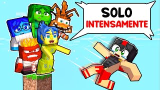 Atrapado en UN BLOQUE de INTENSAMENTE en Minecraft 😡😭 [upl. by Mahsih]