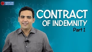 Contract of Indemnity Part 1 By Advocate Sanyog Vyas  Law Lecture by Advocate Sanyog Vyas [upl. by Akinorev]