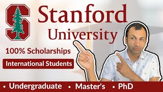 100 Scholarships for International Students at Stanford University  Undergraduate Masters PhD [upl. by Ecienahs]