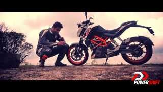 KTM 390 Duke  Review  PowerDrift [upl. by Warford420]