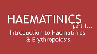 Haematinics Part1  Introduction to Haematinics amp Erythropoiesis  Dr Shikha Parmar [upl. by Athal230]