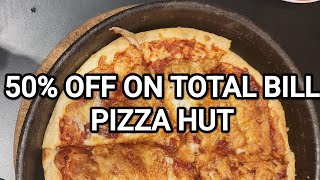 PIZZA HUT 50 OFF Ye nahi dekha toh kya dekha🍕🍟🧆 pizzahut pizzahutpizza pizzahutdelivery [upl. by Letch938]