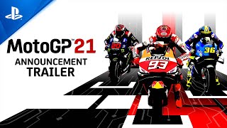 MotoGP 21  Announcement Trailer  PS5 PS4 [upl. by Enilauqcaj399]