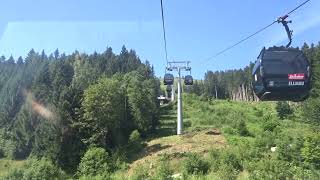 Hartkaiserbahn Ellmau Bergfahrt zur Mittelstation  SkiWelt Wilder Kaiser [upl. by Coppins]