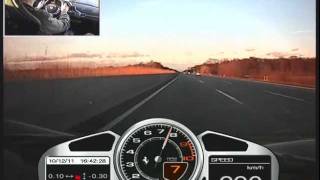 Ferrari 458 Italia at 200mph GPS speed [upl. by Phila]