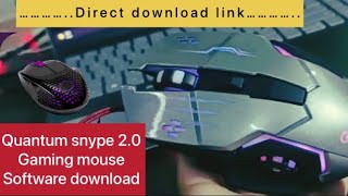 Quantum snype 20 gaming mouse software download  mouse software app  how to download [upl. by Heng]