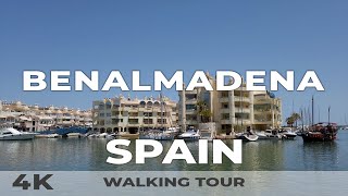 4K Benalmadena Spain  Promenade and Beach Walk 2022  Costa del Sol 2022 [upl. by Noskcire]