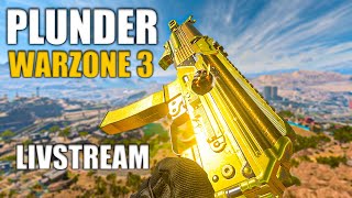 COD WARZONE 3 Is Here New Map Plunder Gameplay  Livestream No Commentary [upl. by Fisken]