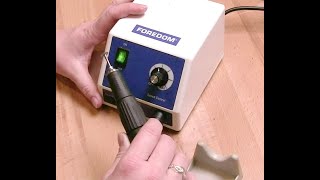 Getting started with Foredoms K1070 Micromotor amp K1080 Hammer Micromotor [upl. by Ragen]