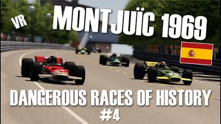 SPANISH STREETS  Montjuic 1969  Dangerous Races of History 4  Assetto Corsa Gameplay [upl. by Silirama]