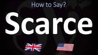 How to Pronounce Scarce 2 WAYS UKBritish Vs USAmerican English Pronunciation [upl. by Cave]