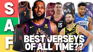 Best NBA City Jerseys RANKED [upl. by Sairacaz]